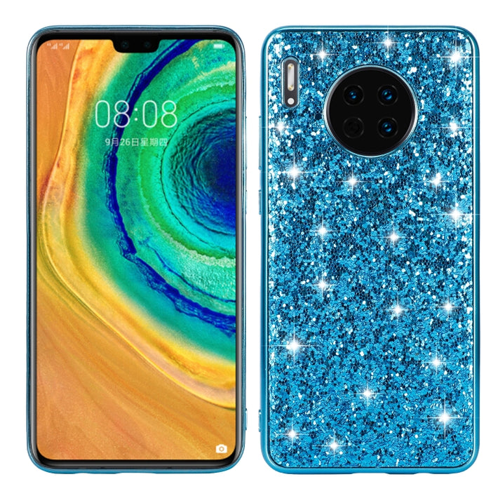 Estuche de TPU a prueba de golpes con polvo brillante, For Huawei Mate 30, For Huawei Mate 30 Pro, For Xiaomi Redmi Note 8, For Xiaomi Redmi Note 8 Pro, For Huawei Y6 Prime, For Huawei Y6 Pro / Enjoy 9e, For Galaxy A10S, For Galaxy A20S