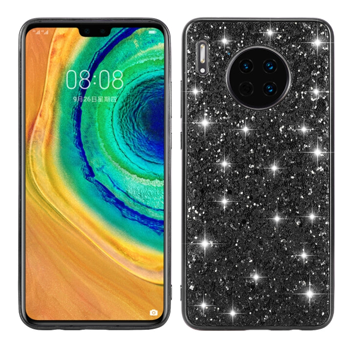 Estuche de TPU a prueba de golpes con polvo brillante, For Huawei Mate 30, For Huawei Mate 30 Pro, For Xiaomi Redmi Note 8, For Xiaomi Redmi Note 8 Pro, For Huawei Y6 Prime, For Huawei Y6 Pro / Enjoy 9e, For Galaxy A10S, For Galaxy A20S