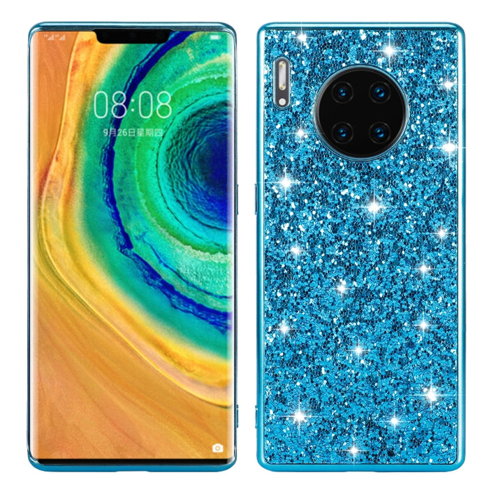 Estuche de TPU a prueba de golpes con polvo brillante, For Huawei Mate 30, For Huawei Mate 30 Pro, For Xiaomi Redmi Note 8, For Xiaomi Redmi Note 8 Pro, For Huawei Y6 Prime, For Huawei Y6 Pro / Enjoy 9e, For Galaxy A10S, For Galaxy A20S