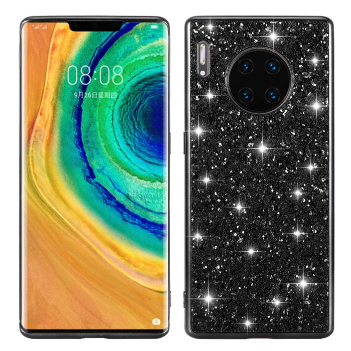 Estuche de TPU a prueba de golpes con polvo brillante, For Huawei Mate 30, For Huawei Mate 30 Pro, For Xiaomi Redmi Note 8, For Xiaomi Redmi Note 8 Pro, For Huawei Y6 Prime, For Huawei Y6 Pro / Enjoy 9e, For Galaxy A10S, For Galaxy A20S