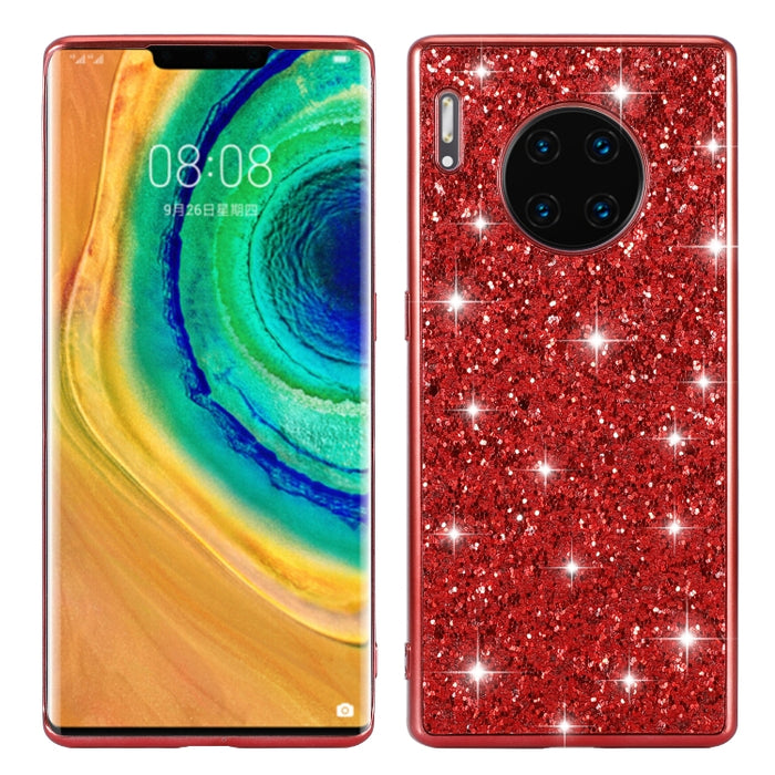 Estuche de TPU a prueba de golpes con polvo brillante, For Huawei Mate 30, For Huawei Mate 30 Pro, For Xiaomi Redmi Note 8, For Xiaomi Redmi Note 8 Pro, For Huawei Y6 Prime, For Huawei Y6 Pro / Enjoy 9e, For Galaxy A10S, For Galaxy A20S