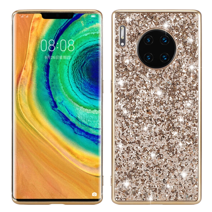 Estuche de TPU a prueba de golpes con polvo brillante, For Huawei Mate 30, For Huawei Mate 30 Pro, For Xiaomi Redmi Note 8, For Xiaomi Redmi Note 8 Pro, For Huawei Y6 Prime, For Huawei Y6 Pro / Enjoy 9e, For Galaxy A10S, For Galaxy A20S