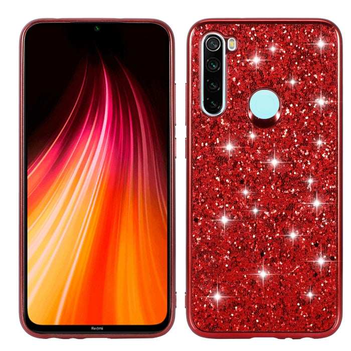 Estuche de TPU a prueba de golpes con polvo brillante, For Huawei Mate 30, For Huawei Mate 30 Pro, For Xiaomi Redmi Note 8, For Xiaomi Redmi Note 8 Pro, For Huawei Y6 Prime, For Huawei Y6 Pro / Enjoy 9e, For Galaxy A10S, For Galaxy A20S