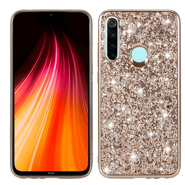 Estuche de TPU a prueba de golpes con polvo brillante, For Huawei Mate 30, For Huawei Mate 30 Pro, For Xiaomi Redmi Note 8, For Xiaomi Redmi Note 8 Pro, For Huawei Y6 Prime, For Huawei Y6 Pro / Enjoy 9e, For Galaxy A10S, For Galaxy A20S