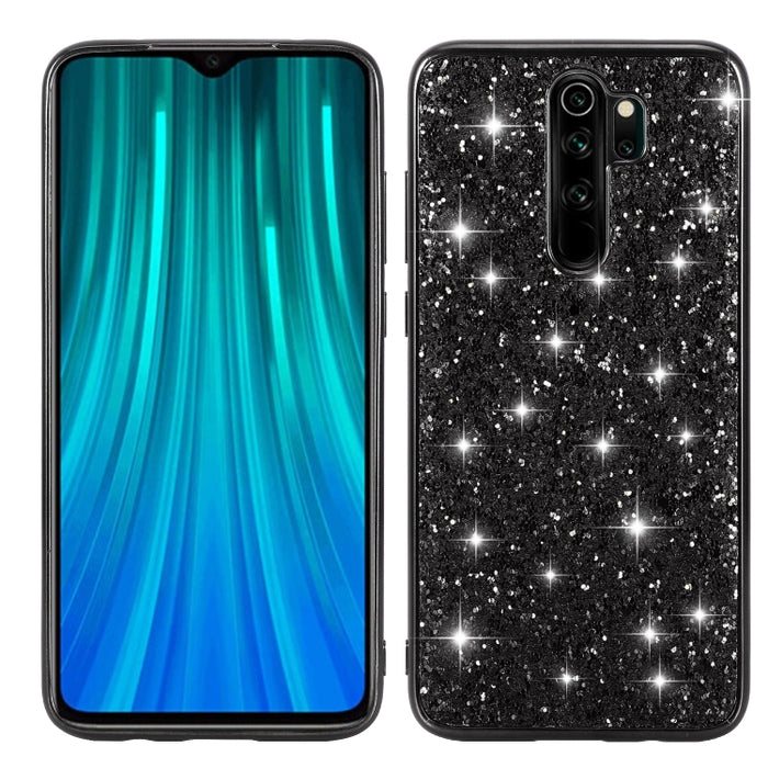 Estuche de TPU a prueba de golpes con polvo brillante, For Huawei Mate 30, For Huawei Mate 30 Pro, For Xiaomi Redmi Note 8, For Xiaomi Redmi Note 8 Pro, For Huawei Y6 Prime, For Huawei Y6 Pro / Enjoy 9e, For Galaxy A10S, For Galaxy A20S