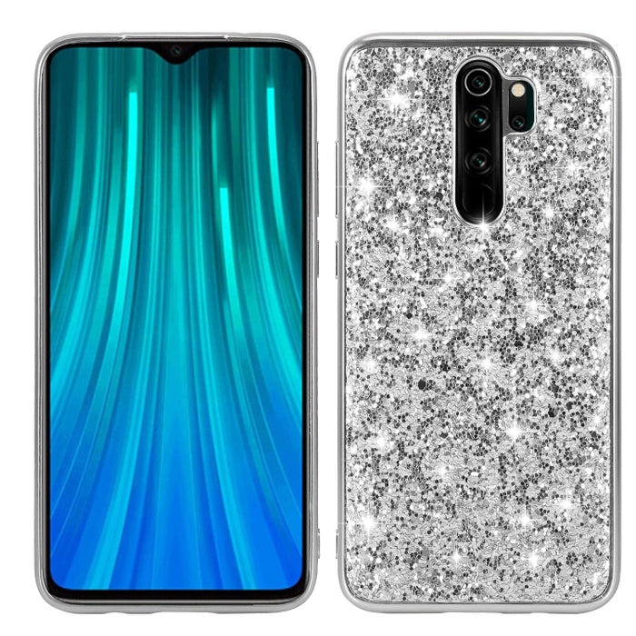 Estuche de TPU a prueba de golpes con polvo brillante, For Huawei Mate 30, For Huawei Mate 30 Pro, For Xiaomi Redmi Note 8, For Xiaomi Redmi Note 8 Pro, For Huawei Y6 Prime, For Huawei Y6 Pro / Enjoy 9e, For Galaxy A10S, For Galaxy A20S