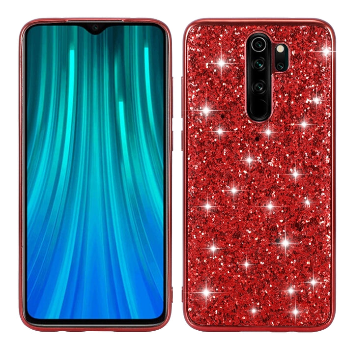Estuche de TPU a prueba de golpes con polvo brillante, For Huawei Mate 30, For Huawei Mate 30 Pro, For Xiaomi Redmi Note 8, For Xiaomi Redmi Note 8 Pro, For Huawei Y6 Prime, For Huawei Y6 Pro / Enjoy 9e, For Galaxy A10S, For Galaxy A20S