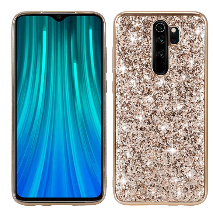 Estuche de TPU a prueba de golpes con polvo brillante, For Huawei Mate 30, For Huawei Mate 30 Pro, For Xiaomi Redmi Note 8, For Xiaomi Redmi Note 8 Pro, For Huawei Y6 Prime, For Huawei Y6 Pro / Enjoy 9e, For Galaxy A10S, For Galaxy A20S