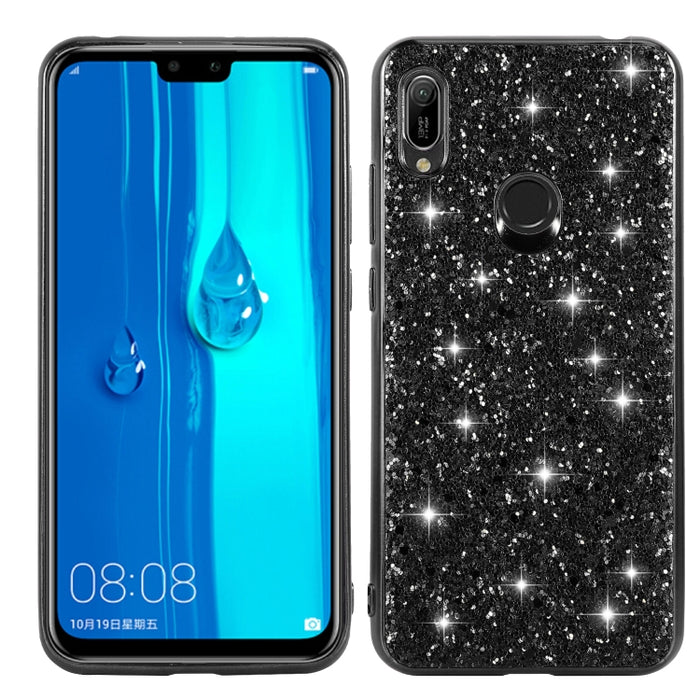 Estuche de TPU a prueba de golpes con polvo brillante, For Huawei Mate 30, For Huawei Mate 30 Pro, For Xiaomi Redmi Note 8, For Xiaomi Redmi Note 8 Pro, For Huawei Y6 Prime, For Huawei Y6 Pro / Enjoy 9e, For Galaxy A10S, For Galaxy A20S