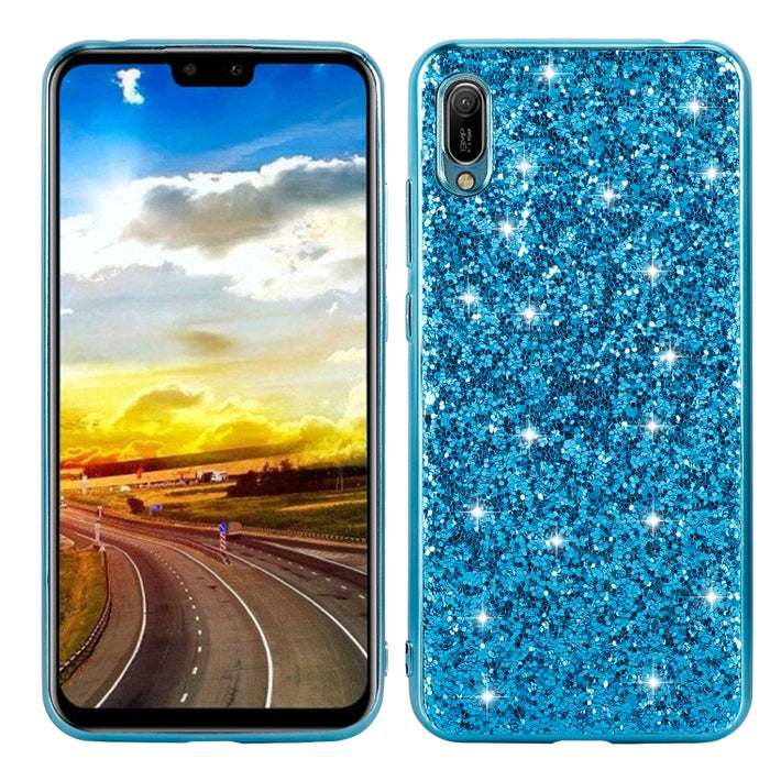 Estuche de TPU a prueba de golpes con polvo brillante, For Huawei Mate 30, For Huawei Mate 30 Pro, For Xiaomi Redmi Note 8, For Xiaomi Redmi Note 8 Pro, For Huawei Y6 Prime, For Huawei Y6 Pro / Enjoy 9e, For Galaxy A10S, For Galaxy A20S