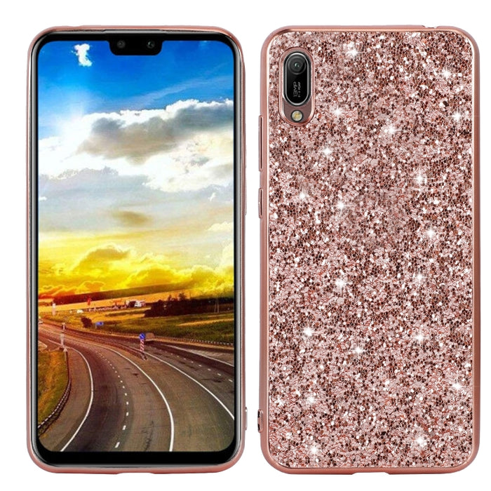 Estuche de TPU a prueba de golpes con polvo brillante, For Huawei Mate 30, For Huawei Mate 30 Pro, For Xiaomi Redmi Note 8, For Xiaomi Redmi Note 8 Pro, For Huawei Y6 Prime, For Huawei Y6 Pro / Enjoy 9e, For Galaxy A10S, For Galaxy A20S