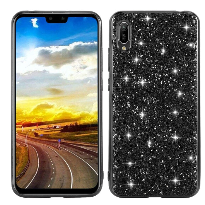 Estuche de TPU a prueba de golpes con polvo brillante, For Huawei Mate 30, For Huawei Mate 30 Pro, For Xiaomi Redmi Note 8, For Xiaomi Redmi Note 8 Pro, For Huawei Y6 Prime, For Huawei Y6 Pro / Enjoy 9e, For Galaxy A10S, For Galaxy A20S
