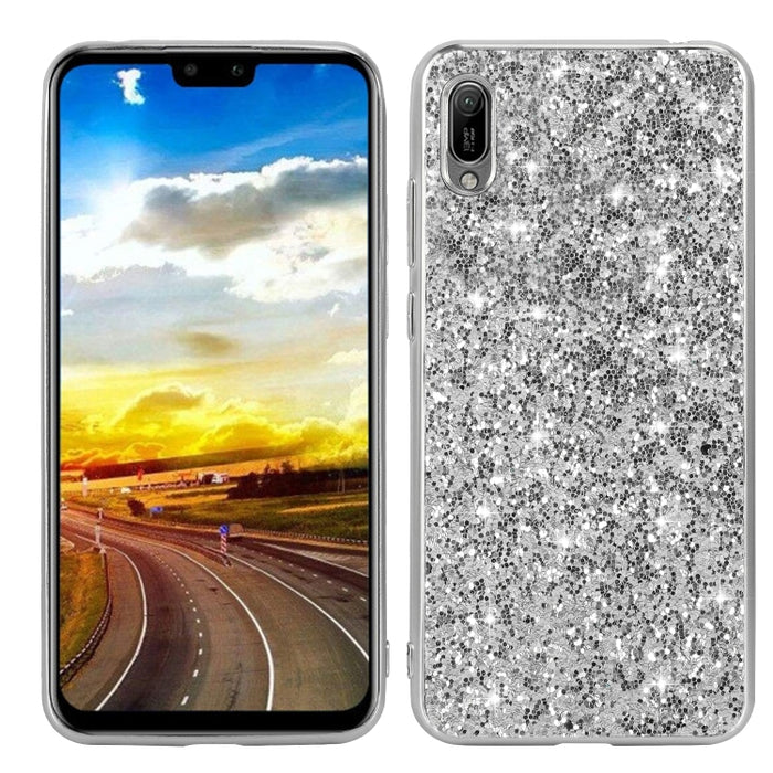 Estuche de TPU a prueba de golpes con polvo brillante, For Huawei Mate 30, For Huawei Mate 30 Pro, For Xiaomi Redmi Note 8, For Xiaomi Redmi Note 8 Pro, For Huawei Y6 Prime, For Huawei Y6 Pro / Enjoy 9e, For Galaxy A10S, For Galaxy A20S