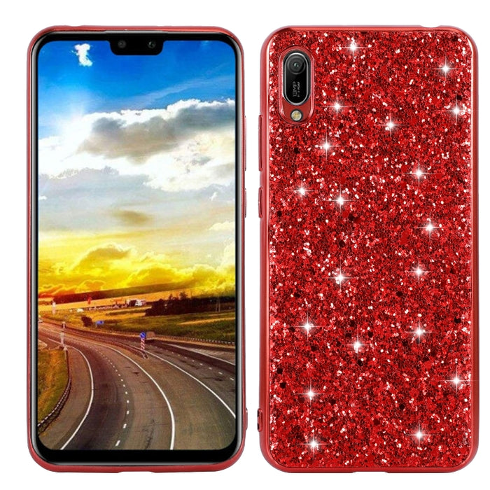 Estuche de TPU a prueba de golpes con polvo brillante, For Huawei Mate 30, For Huawei Mate 30 Pro, For Xiaomi Redmi Note 8, For Xiaomi Redmi Note 8 Pro, For Huawei Y6 Prime, For Huawei Y6 Pro / Enjoy 9e, For Galaxy A10S, For Galaxy A20S