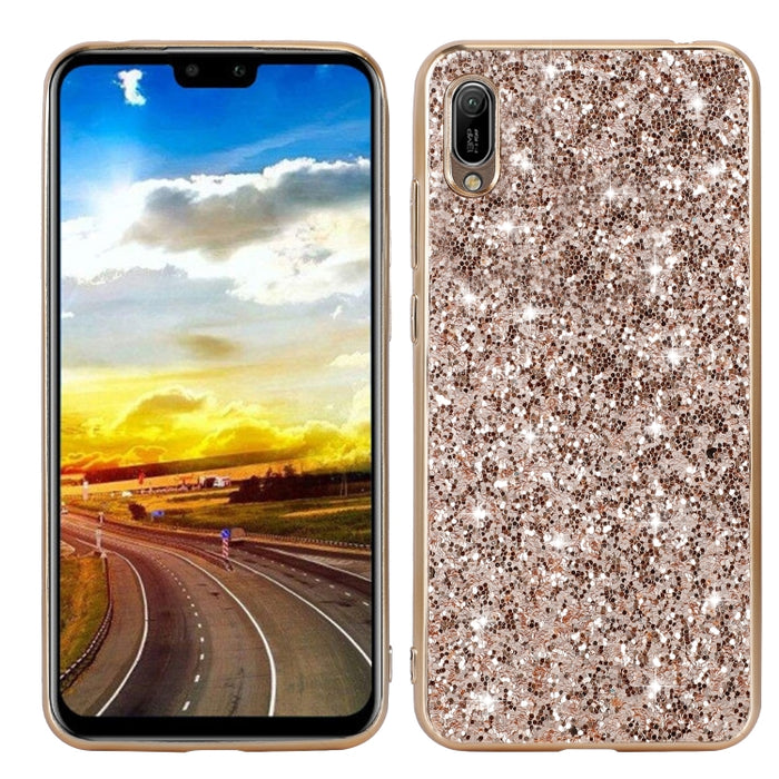 Estuche de TPU a prueba de golpes con polvo brillante, For Huawei Mate 30, For Huawei Mate 30 Pro, For Xiaomi Redmi Note 8, For Xiaomi Redmi Note 8 Pro, For Huawei Y6 Prime, For Huawei Y6 Pro / Enjoy 9e, For Galaxy A10S, For Galaxy A20S