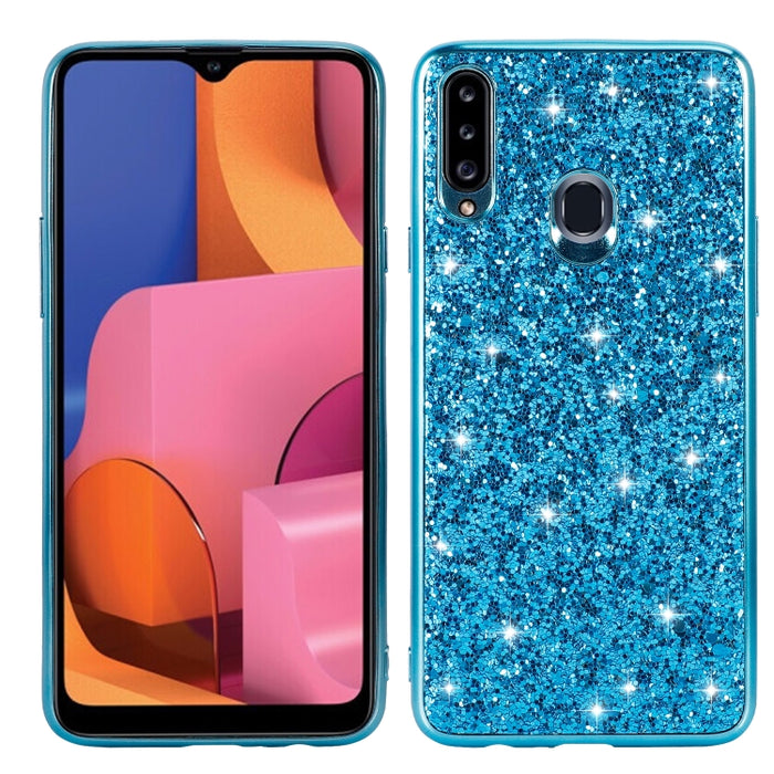 Estuche de TPU a prueba de golpes con polvo brillante, For Huawei Mate 30, For Huawei Mate 30 Pro, For Xiaomi Redmi Note 8, For Xiaomi Redmi Note 8 Pro, For Huawei Y6 Prime, For Huawei Y6 Pro / Enjoy 9e, For Galaxy A10S, For Galaxy A20S