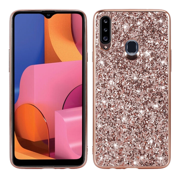 Estuche de TPU a prueba de golpes con polvo brillante, For Huawei Mate 30, For Huawei Mate 30 Pro, For Xiaomi Redmi Note 8, For Xiaomi Redmi Note 8 Pro, For Huawei Y6 Prime, For Huawei Y6 Pro / Enjoy 9e, For Galaxy A10S, For Galaxy A20S