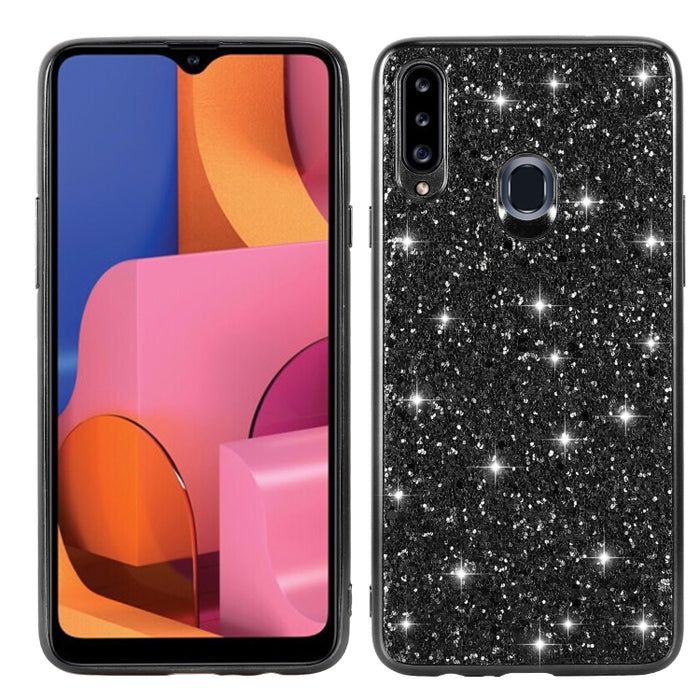 Estuche de TPU a prueba de golpes con polvo brillante, For Huawei Mate 30, For Huawei Mate 30 Pro, For Xiaomi Redmi Note 8, For Xiaomi Redmi Note 8 Pro, For Huawei Y6 Prime, For Huawei Y6 Pro / Enjoy 9e, For Galaxy A10S, For Galaxy A20S