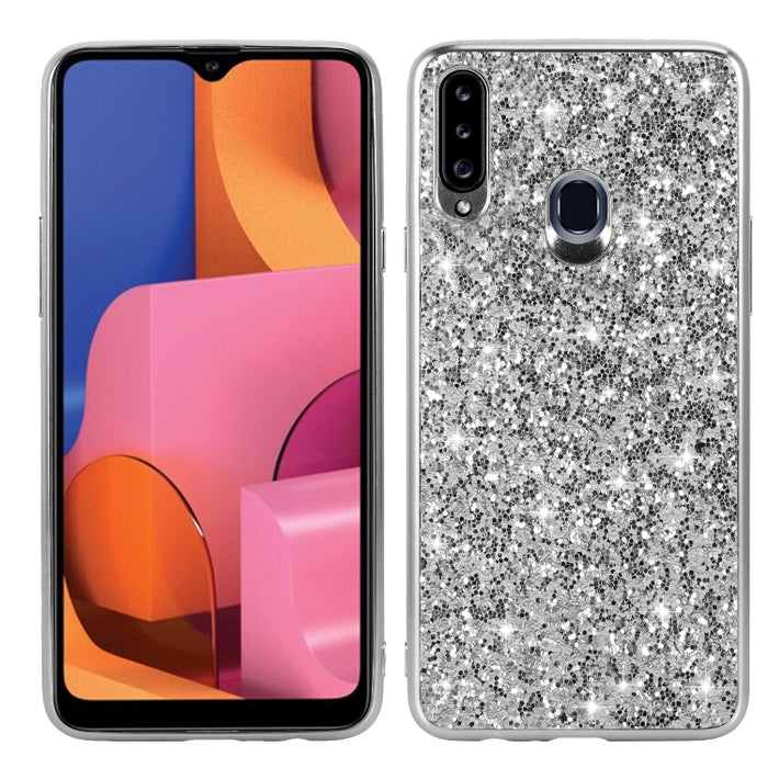 Estuche de TPU a prueba de golpes con polvo brillante, For Huawei Mate 30, For Huawei Mate 30 Pro, For Xiaomi Redmi Note 8, For Xiaomi Redmi Note 8 Pro, For Huawei Y6 Prime, For Huawei Y6 Pro / Enjoy 9e, For Galaxy A10S, For Galaxy A20S