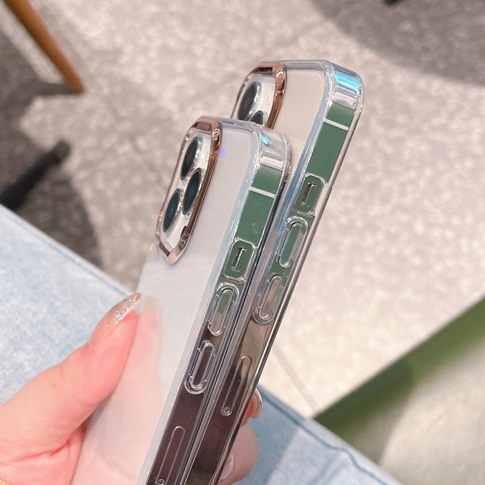 Estuche para teléfono a prueba de golpes con galvanoplastia láser colorida