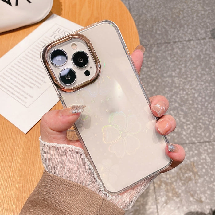 Estuche para teléfono a prueba de golpes con galvanoplastia láser colorida