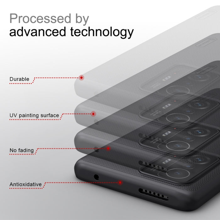 NILLKIN Estuche protector para teléfono con textura cóncava-convexa esmerilada para PC, For Samsung Galaxy A03s / A037G, For Xiaomi Mi 11T / 11T Pro, For Xiaomi Civi