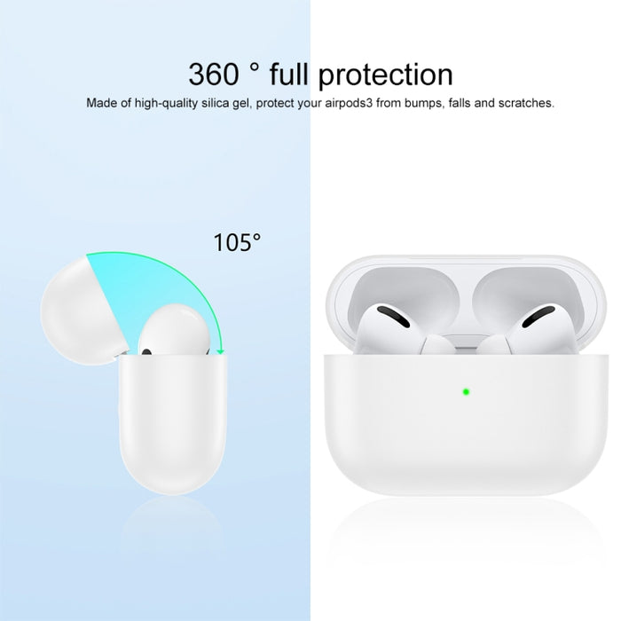 Estuche protector de auriculares de silicona dividida para AirPods 3