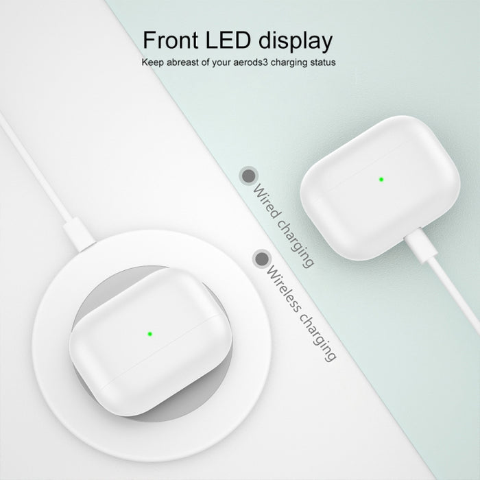 Estuche protector de auriculares de silicona dividida para AirPods 3