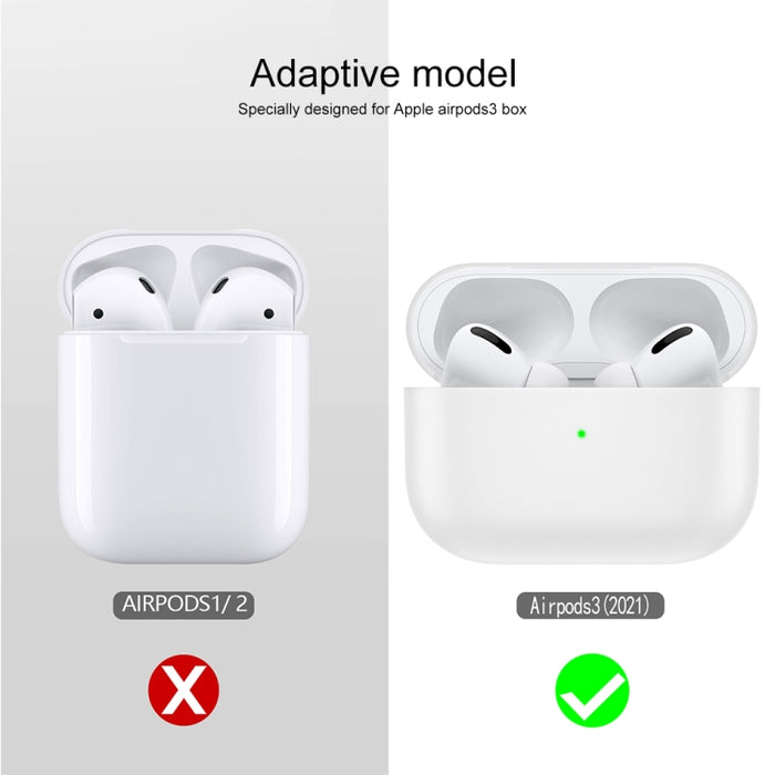 Estuche protector de auriculares de silicona dividida para AirPods 3