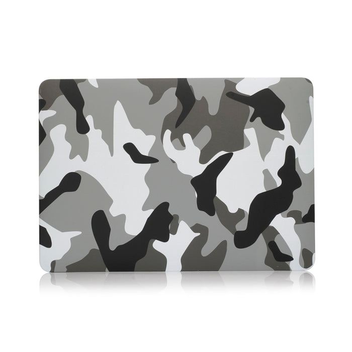 Estuche protector de PC con calcomanías de agua para computadora portátil con patrón de camuflaje
