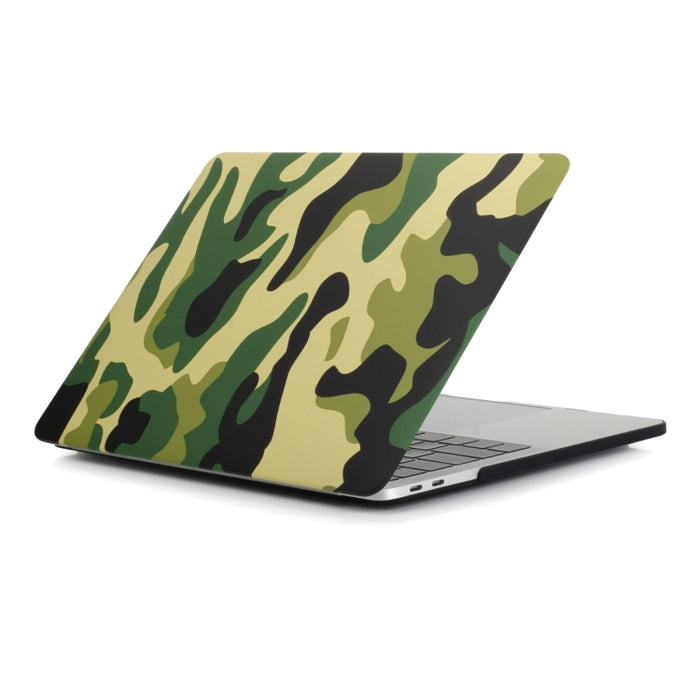 Estuche protector de PC con calcomanías de agua para computadora portátil con patrón de camuflaje