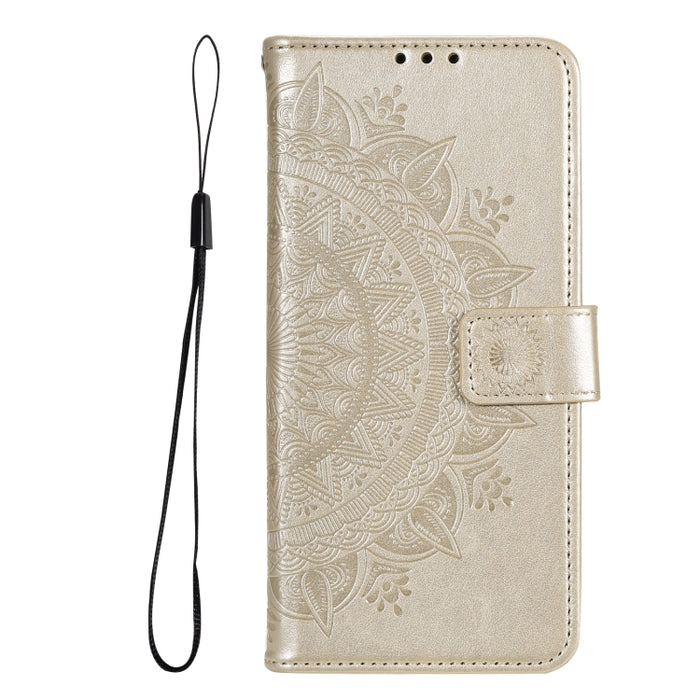 Estuche de cuero para teléfono con tapa horizontal en relieve Totem Flower con soporte y ranuras para tarjetas y billetera, For Samsung Galaxy A03, For Samsung Galaxy M52 5G, For Xiaomi Poco X3 GT, For Xiaomi Redmi Note 11
