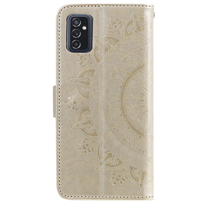 Estuche de cuero para teléfono con tapa horizontal en relieve Totem Flower con soporte y ranuras para tarjetas y billetera, For Samsung Galaxy A03, For Samsung Galaxy M52 5G, For Xiaomi Poco X3 GT, For Xiaomi Redmi Note 11