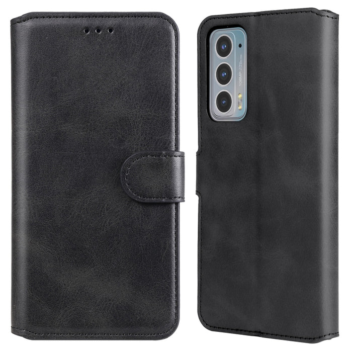 Estuche de cuero para teléfono con tapa horizontal y textura clásica de becerro, For Motorola Moto Edge 20, For vivo Y21 / Y33S, For Xiaomi Mi 11T / 11T Pro