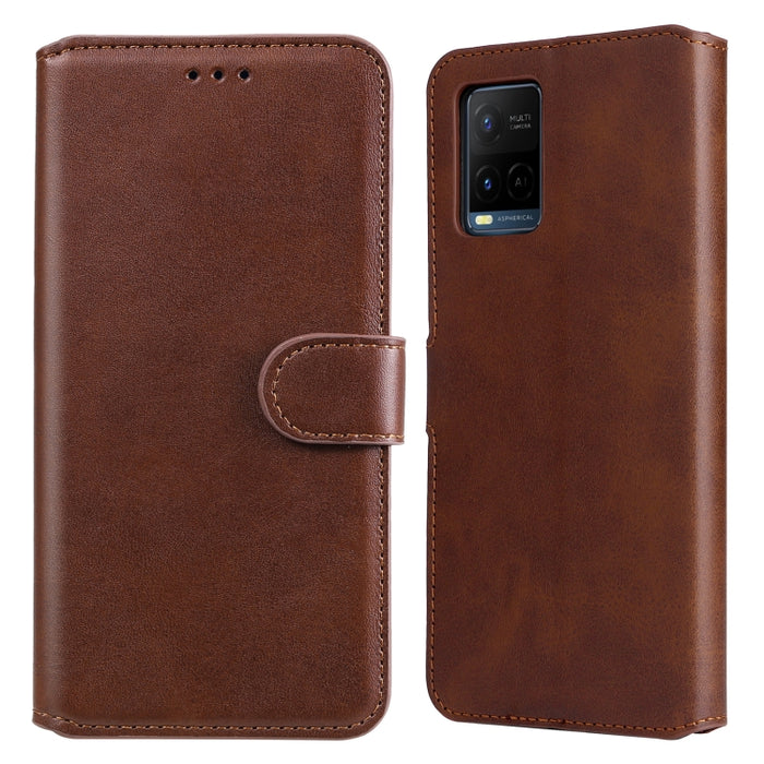Estuche de cuero para teléfono con tapa horizontal y textura clásica de becerro, For Motorola Moto Edge 20, For vivo Y21 / Y33S, For Xiaomi Mi 11T / 11T Pro