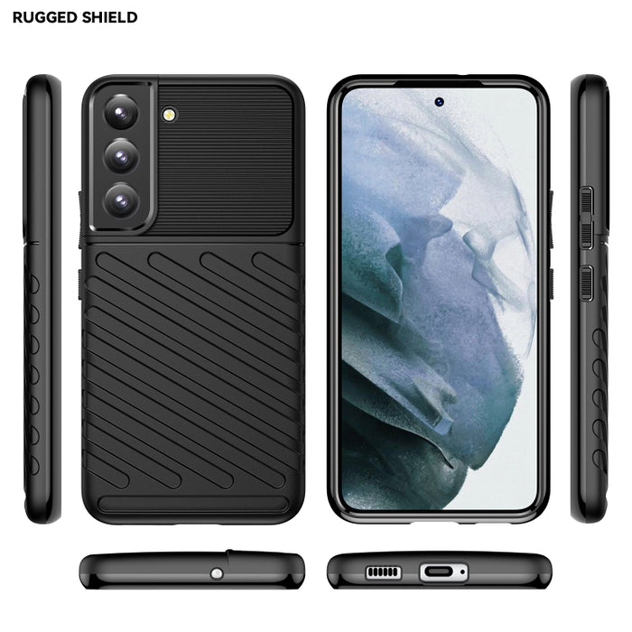 Estuche para teléfono suave de TPU a prueba de golpes Thunderbolt, For Samsung Galaxy S22+ 5G, For Samaung Galaxy S22 Ultra 5G, For Xiaomi Redmi Note 11 Pro / Note 11 Pro+, For Xiaomi Redmi Note 11 5G