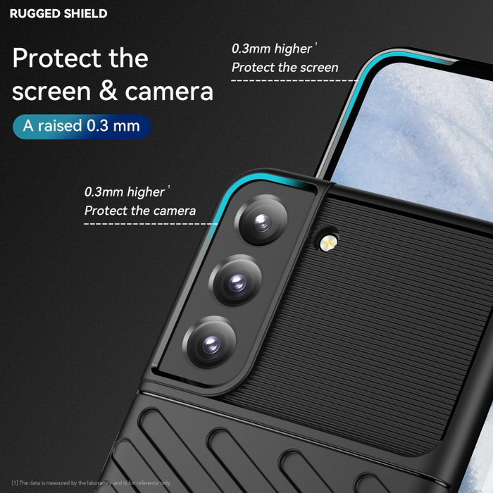 Estuche para teléfono suave de TPU a prueba de golpes Thunderbolt, For Samsung Galaxy S22+ 5G, For Samaung Galaxy S22 Ultra 5G, For Xiaomi Redmi Note 11 Pro / Note 11 Pro+, For Xiaomi Redmi Note 11 5G