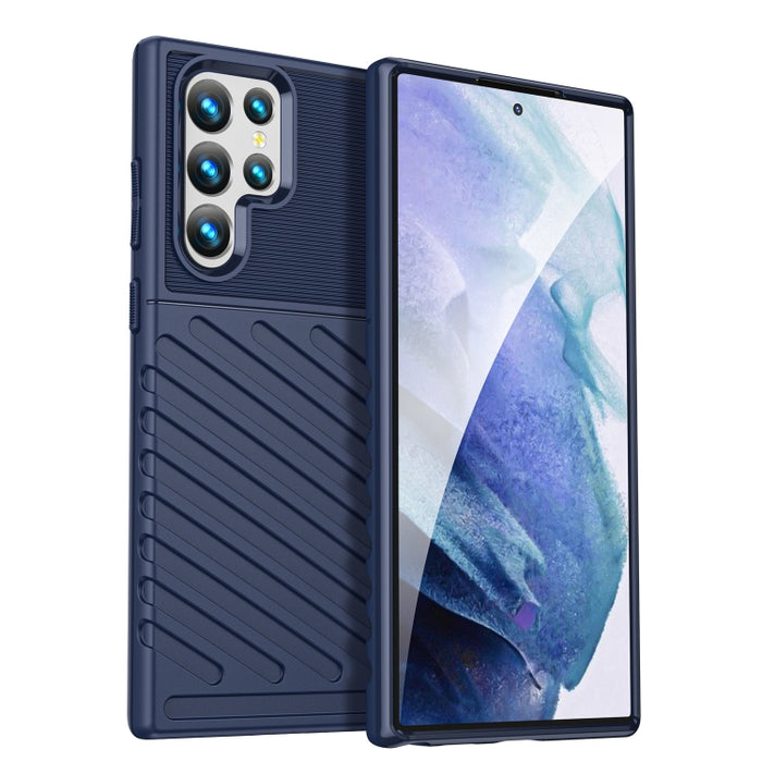 Estuche para teléfono suave de TPU a prueba de golpes Thunderbolt, For Samsung Galaxy S22+ 5G, For Samaung Galaxy S22 Ultra 5G, For Xiaomi Redmi Note 11 Pro / Note 11 Pro+, For Xiaomi Redmi Note 11 5G