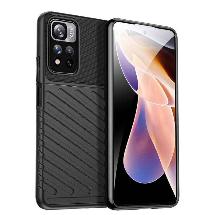 Estuche para teléfono suave de TPU a prueba de golpes Thunderbolt, For Samsung Galaxy S22+ 5G, For Samaung Galaxy S22 Ultra 5G, For Xiaomi Redmi Note 11 Pro / Note 11 Pro+, For Xiaomi Redmi Note 11 5G