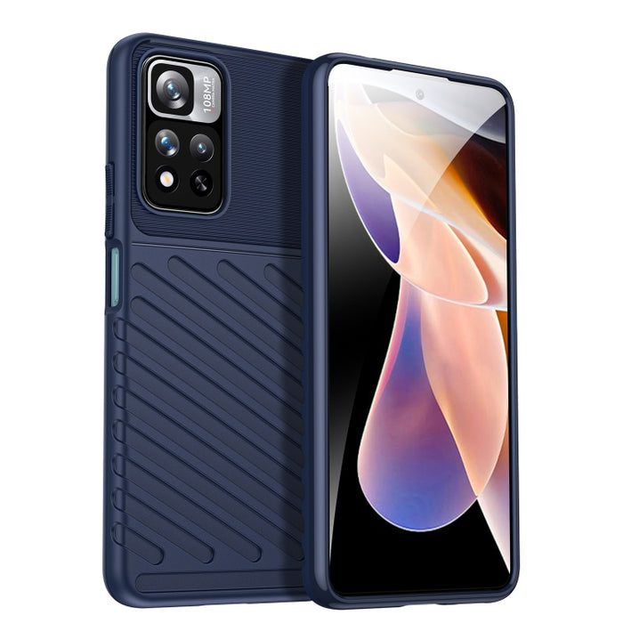 Estuche para teléfono suave de TPU a prueba de golpes Thunderbolt, For Samsung Galaxy S22+ 5G, For Samaung Galaxy S22 Ultra 5G, For Xiaomi Redmi Note 11 Pro / Note 11 Pro+, For Xiaomi Redmi Note 11 5G