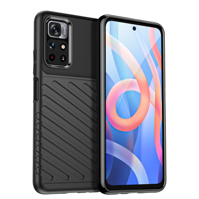 Estuche para teléfono suave de TPU a prueba de golpes Thunderbolt, For Samsung Galaxy S22+ 5G, For Samaung Galaxy S22 Ultra 5G, For Xiaomi Redmi Note 11 Pro / Note 11 Pro+, For Xiaomi Redmi Note 11 5G
