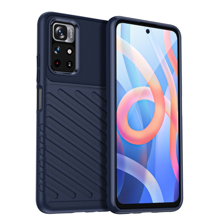 Estuche para teléfono suave de TPU a prueba de golpes Thunderbolt, For Samsung Galaxy S22+ 5G, For Samaung Galaxy S22 Ultra 5G, For Xiaomi Redmi Note 11 Pro / Note 11 Pro+, For Xiaomi Redmi Note 11 5G