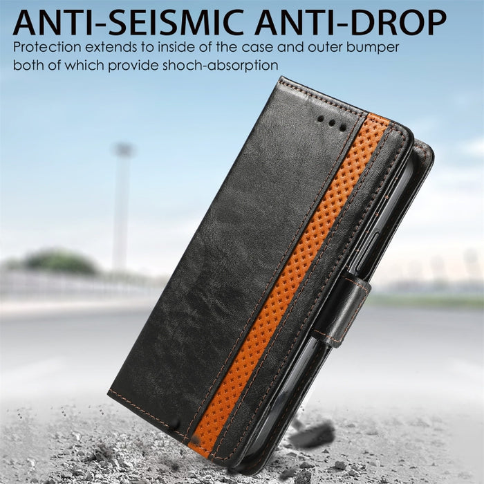 CaseNeo Estuche de cuero con doble hebilla magnética empalmable con soporte, ranuras para tarjetas y billetera, For Doogee N40 Pro, For Infinix Zero 8, For Vodafone Smart E11, For Wiko Power U30, For Xiaomi 11T / 11T Pro, For Samsung Galaxy S20 FE
