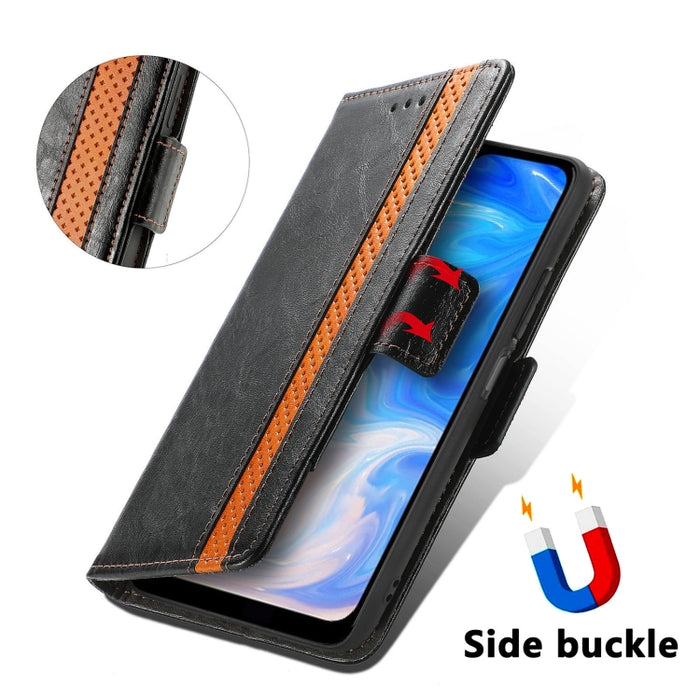 CaseNeo Estuche de cuero con doble hebilla magnética empalmable con soporte, ranuras para tarjetas y billetera, For Doogee N40 Pro, For Infinix Zero 8, For Vodafone Smart E11, For Wiko Power U30, For Xiaomi 11T / 11T Pro, For Samsung Galaxy S20 FE