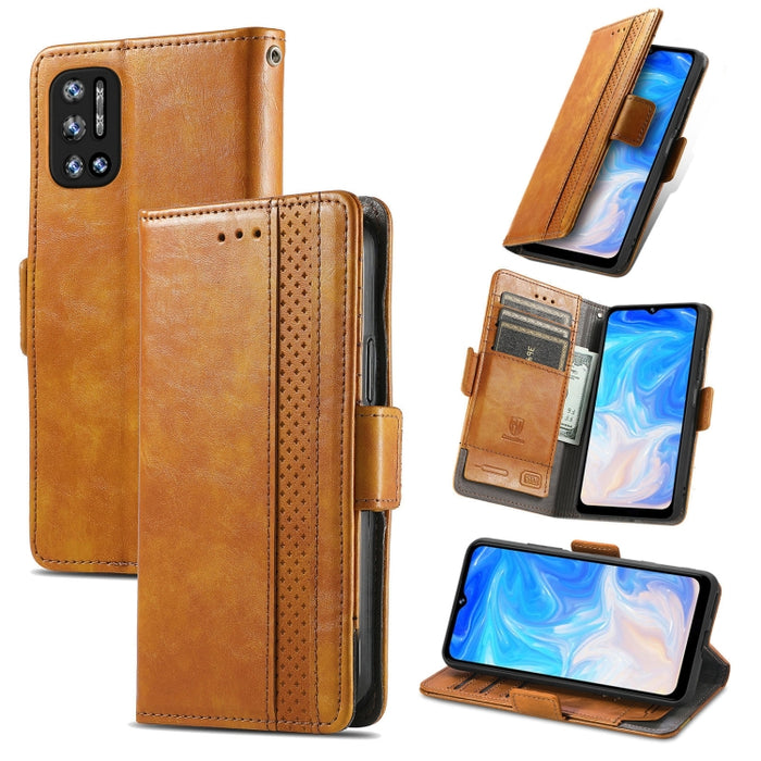 CaseNeo Estuche de cuero con doble hebilla magnética empalmable con soporte, ranuras para tarjetas y billetera, For Doogee N40 Pro, For Infinix Zero 8, For Vodafone Smart E11, For Wiko Power U30, For Xiaomi 11T / 11T Pro, For Samsung Galaxy S20 FE