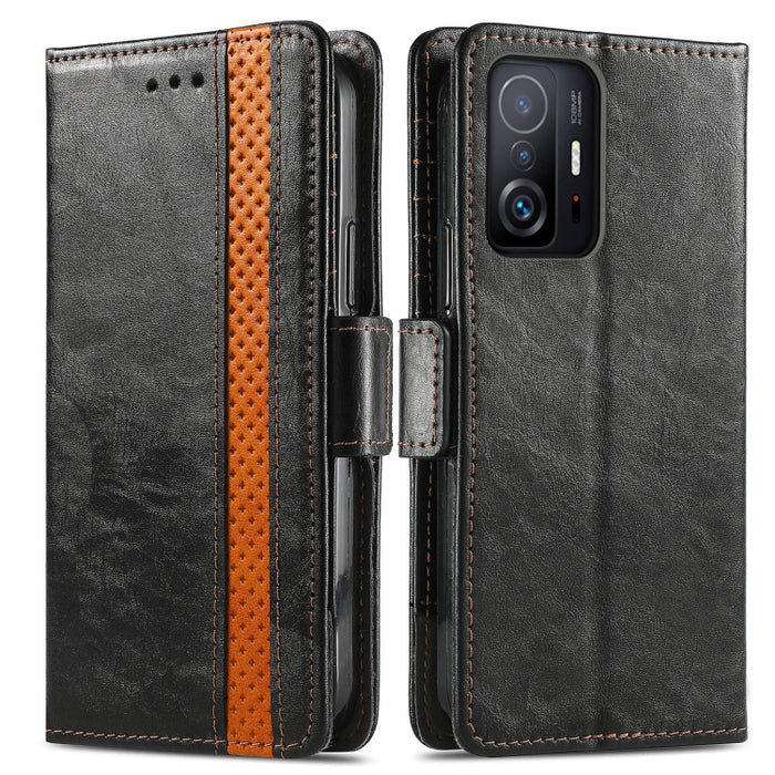 CaseNeo Estuche de cuero con doble hebilla magnética empalmable con soporte, ranuras para tarjetas y billetera, For Doogee N40 Pro, For Infinix Zero 8, For Vodafone Smart E11, For Wiko Power U30, For Xiaomi 11T / 11T Pro, For Samsung Galaxy S20 FE