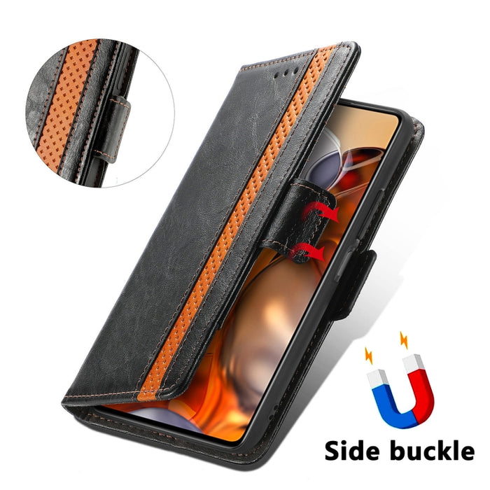 CaseNeo Estuche de cuero con doble hebilla magnética empalmable con soporte, ranuras para tarjetas y billetera, For Doogee N40 Pro, For Infinix Zero 8, For Vodafone Smart E11, For Wiko Power U30, For Xiaomi 11T / 11T Pro, For Samsung Galaxy S20 FE