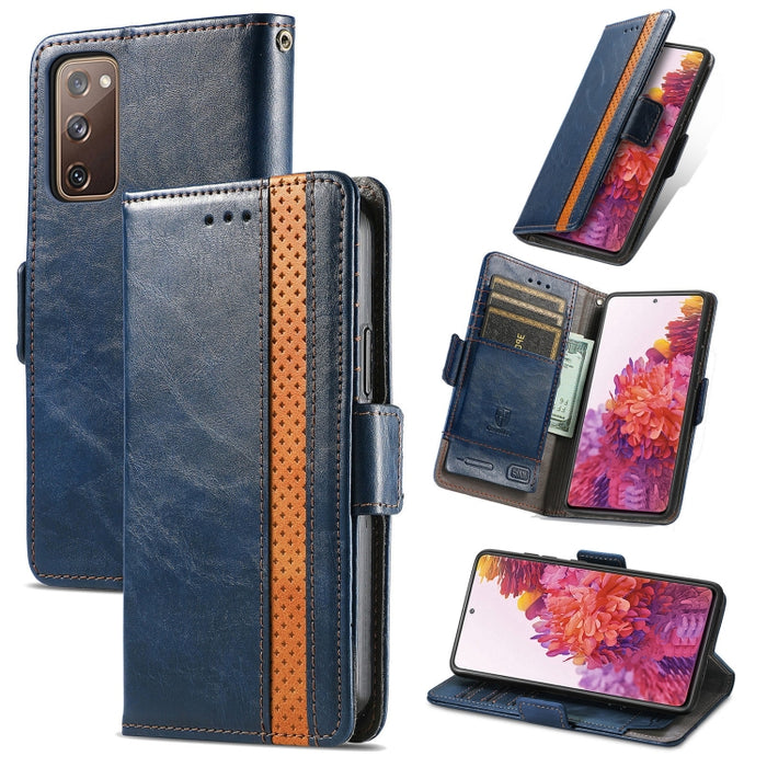CaseNeo Estuche de cuero con doble hebilla magnética empalmable con soporte, ranuras para tarjetas y billetera, For Doogee N40 Pro, For Infinix Zero 8, For Vodafone Smart E11, For Wiko Power U30, For Xiaomi 11T / 11T Pro, For Samsung Galaxy S20 FE