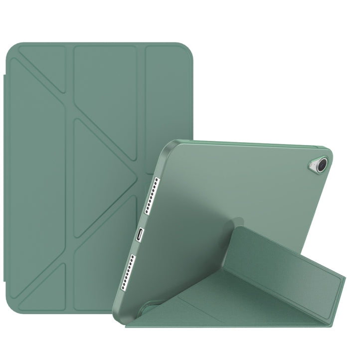 Estuche de cuero para tableta TPU de deformación mate de doble cara con soporte y función de reposo / activación