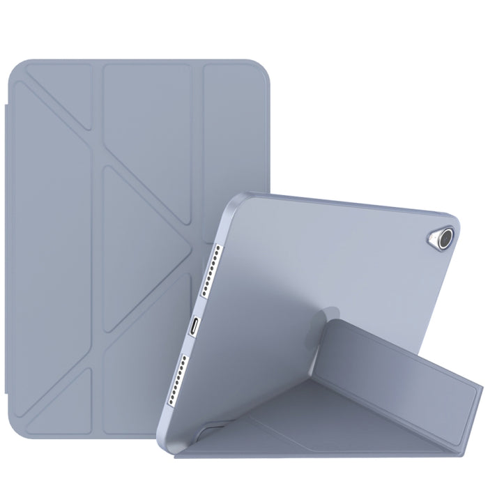 Estuche de cuero para tableta TPU de deformación mate de doble cara con soporte y función de reposo / activación